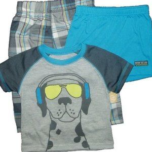 Light weight Pajamas 3 piece Top Bottom Boys